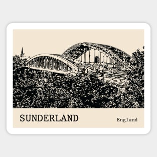 Sunderland England Magnet